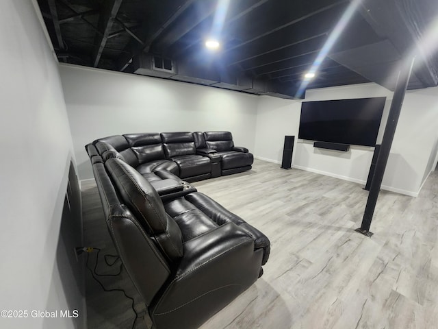 1 Laurel Rd, Moreau, NY 12828 - cinema featuring wood finished floors and baseboards