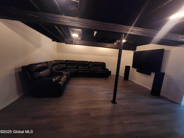 1 Laurel Rd, Moreau, NY 12828 - finished basement featuring wood finished floors and baseboards