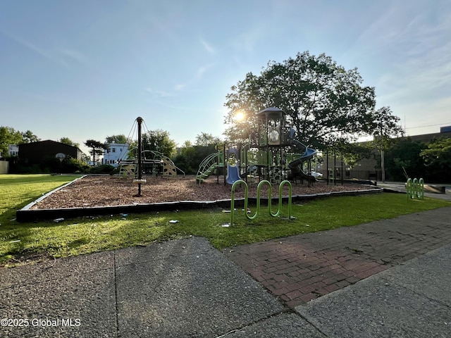 254 2nd St, Albany, NY 12206 - communal playground featuring a yard