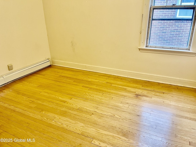 130 Van Schoick Ave, Albany, NY 12209 - spare room featuring light wood-type flooring, baseboards, and plenty of natural light