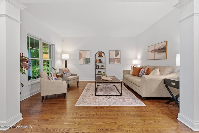 6004 Queen Mary Ct, Schenectady, NY 12303 - living room with wood finished floors and baseboards