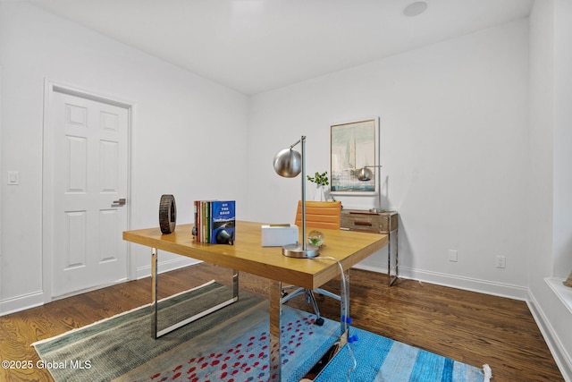 6004 Queen Mary Ct, Schenectady, NY 12303 - home office with wood finished floors and baseboards