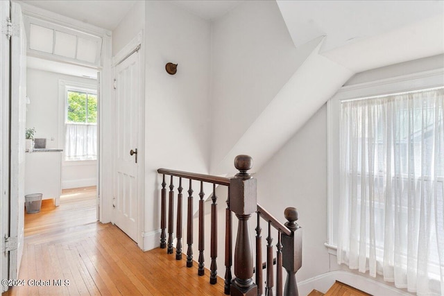 19 George St, Saratoga Springs, Inside, NY 12866 - stairs featuring hardwood / wood-style floors and baseboards