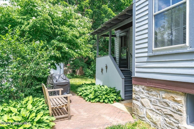 19 George St, Saratoga Springs, Inside, NY 12866 - view of patio / terrace featuring entry steps