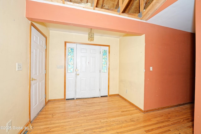 2188 Lynn St, Rotterdam, NY 12306 - foyer entrance featuring light wood-style floors and baseboards