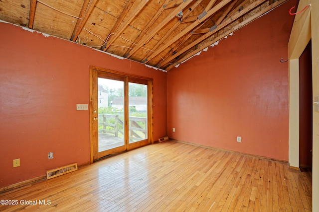 2188 Lynn St, Rotterdam, NY 12306 - empty room featuring wood-type flooring, wood ceiling, and baseboards