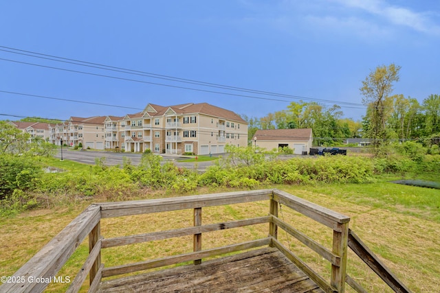 2188 Lynn St, Rotterdam, NY 12306 - wooden terrace with a lawn