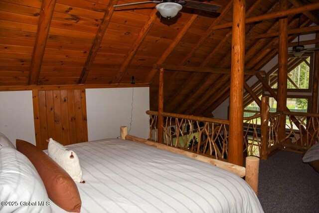 13 Dewey Rd, Chester, NY 12860 - carpeted bedroom with wood ceiling