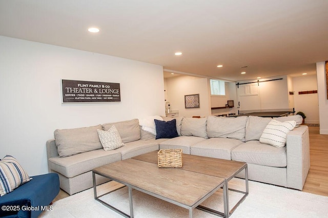 20 Bridgewater Ct, Clifton Park, NY 12065 - living room featuring recessed lighting and light wood-style flooring