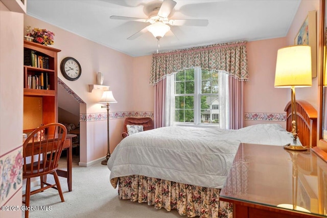 71 Hearthstone Dr, Wilton, NY 12831 - bedroom with carpet floors and a ceiling fan