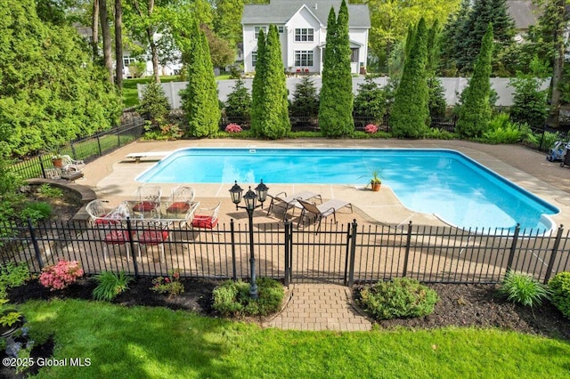 71 Hearthstone Dr, Wilton, NY 12831 - view of swimming pool featuring a patio and a diving board