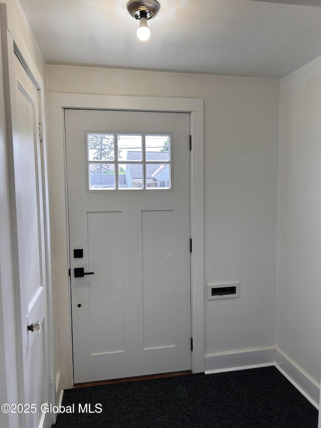 view of doorway to outside
