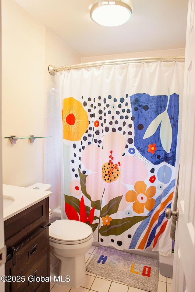 31 Whipple Tree Rd, Milton, NY 12020 - bathroom with tile patterned flooring, toilet, and vanity