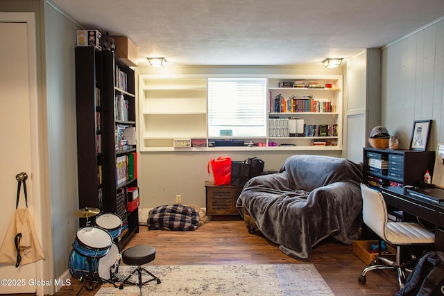 31 Whipple Tree Rd, Milton, NY 12020 - home office with wood finished floors