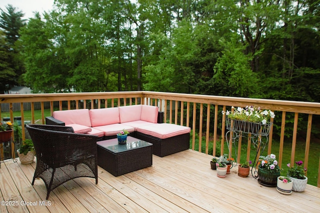 31 Whipple Tree Rd, Milton, NY 12020 - wooden deck featuring an outdoor living space