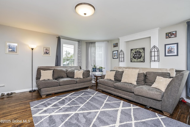 1409 Indian Fields Rd, Bethlehem, NY 12067 - living area featuring wood finished floors and baseboards