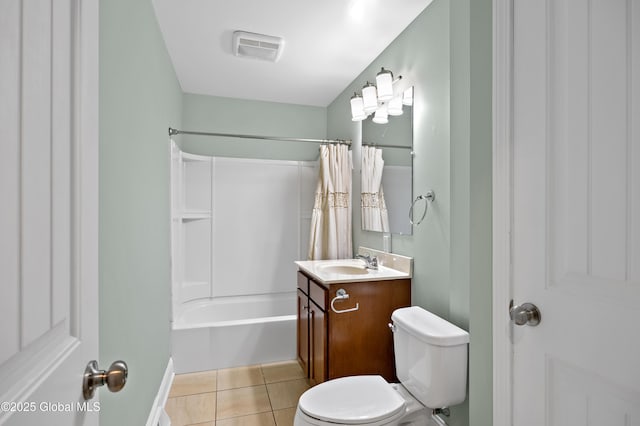 7 Hathorn Blvd, Saratoga Springs, NY 12866 - full bathroom featuring vanity, shower / bath combination with curtain, and tile patterned flooring