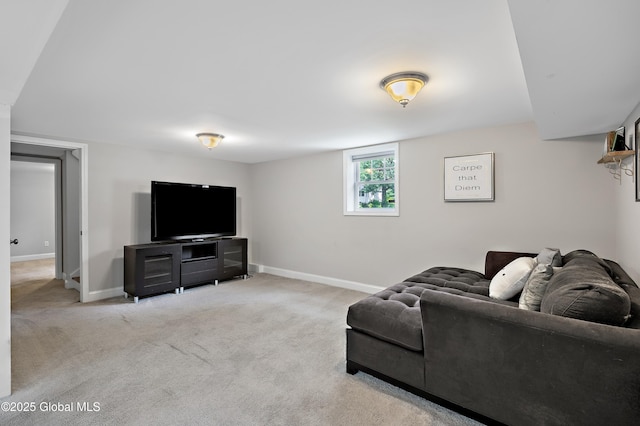 7 Hathorn Blvd, Saratoga Springs, NY 12866 - living room featuring baseboards and carpet floors