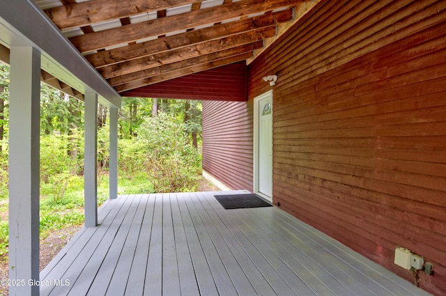 401 Wilton Gansevoort Rd, Wilton, NY 12831 - view of wooden terrace