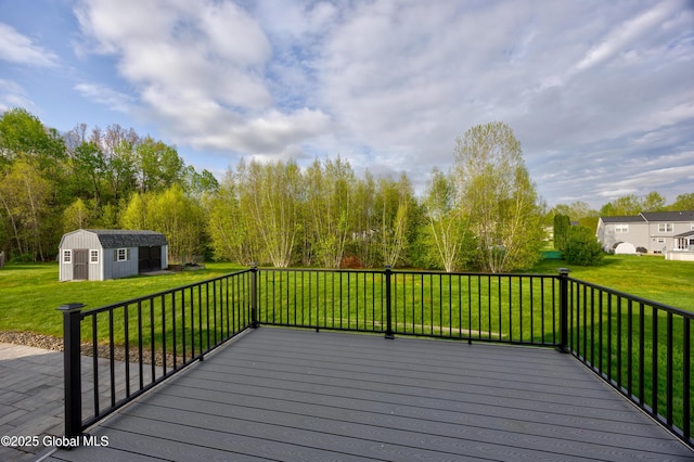 13 Peach Tree Ln, Wilton, NY 12831 - wooden deck with a yard