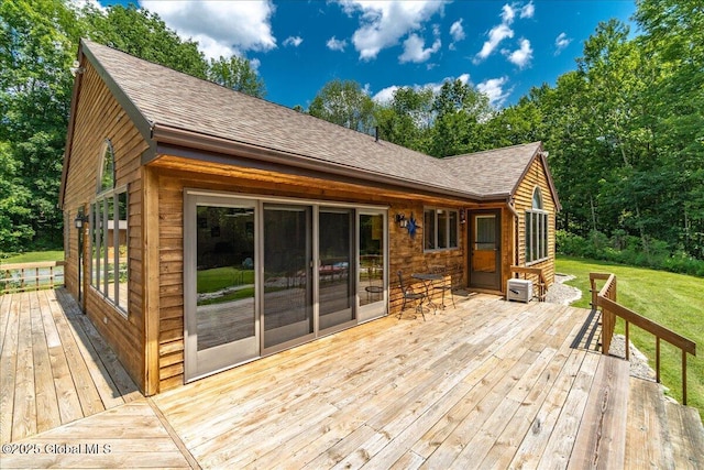 2158 State Route 29, Greenwich, NY 12834 - wooden terrace featuring a lawn
