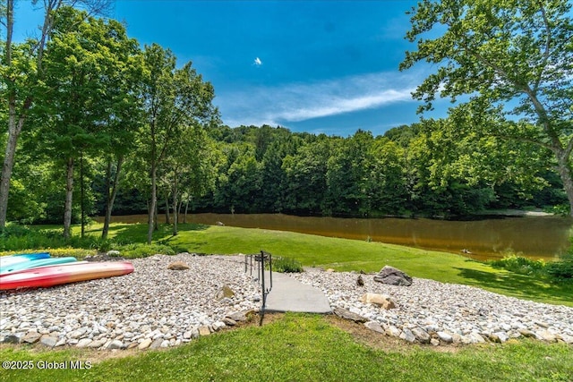 2158 State Route 29, Greenwich, NY 12834 - view of green lawn with a water view and a view of trees