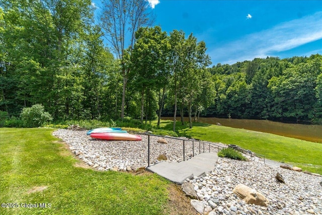 2158 State Route 29, Greenwich, NY 12834 - view of green lawn featuring a forest view