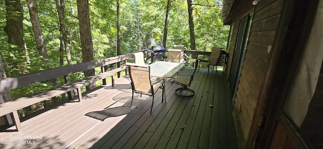1758 US Route 9, Schroon, NY 12870 - deck with outdoor dining space