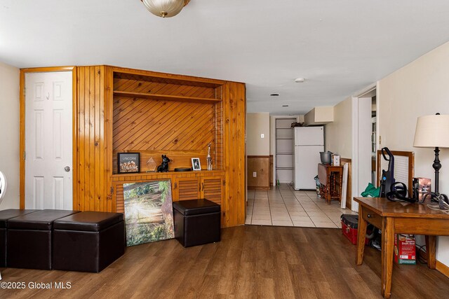 58 Old Loudon Rd, Colonie, NY 12110 - corridor featuring wooden walls and wood finished floors