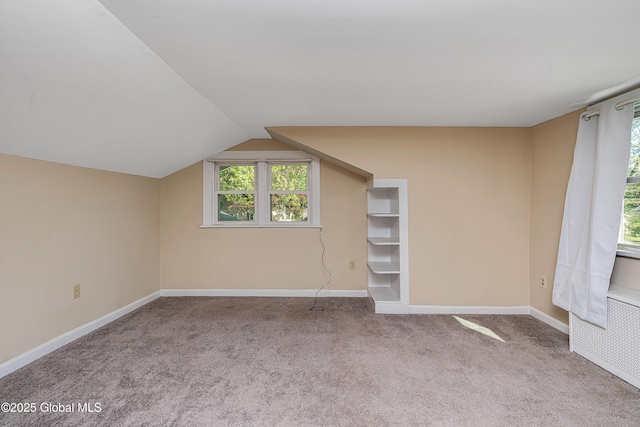 58 Old Loudon Rd, Colonie, NY 12110 - bonus room featuring carpet, vaulted ceiling, and baseboards