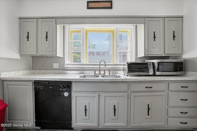 302 S William St, Johnstown, NY 12095 - kitchen with dishwasher, stainless steel microwave, and light countertops
