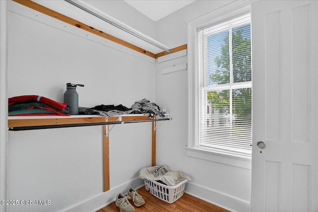 302 S William St, Johnstown, NY 12095 - spacious closet featuring wood finished floors