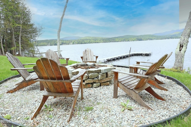 745 Adirondack Rd, Schroon Lake, NY 12870 - dock featuring a water view