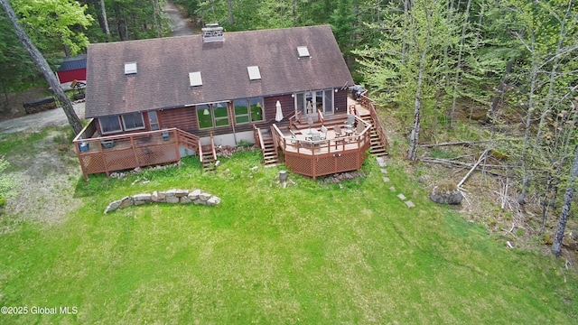 745 Adirondack Rd, Schroon Lake, NY 12870 - view from above of property