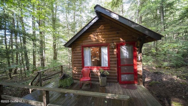 745 Adirondack Rd, Schroon Lake, NY 12870 - view of outbuilding featuring a view of trees