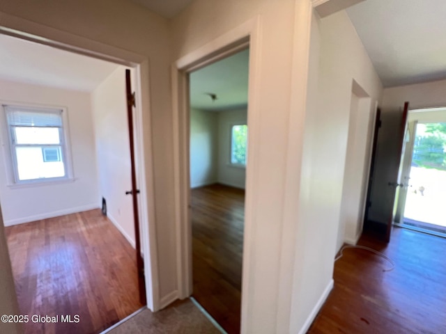 44 Park Ave, Colonie, NY 12110 - corridor with wood finished floors and healthy amount of natural light