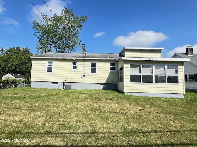 44 Park Ave, Colonie, NY 12110 - back of house featuring a lawn