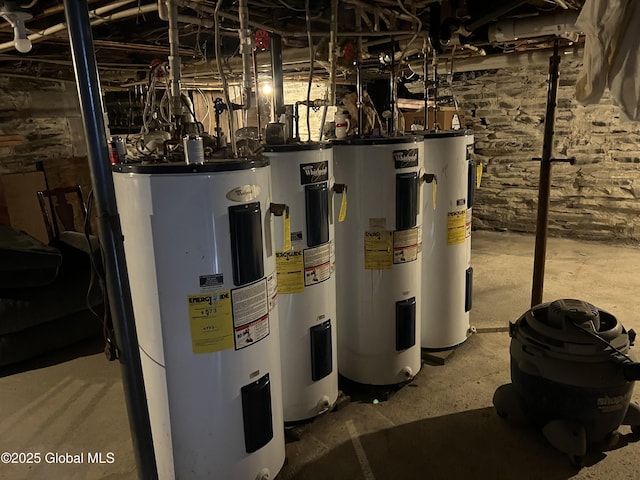 11 Williams St, Granville, NY 12832 - utility room featuring electric water heater