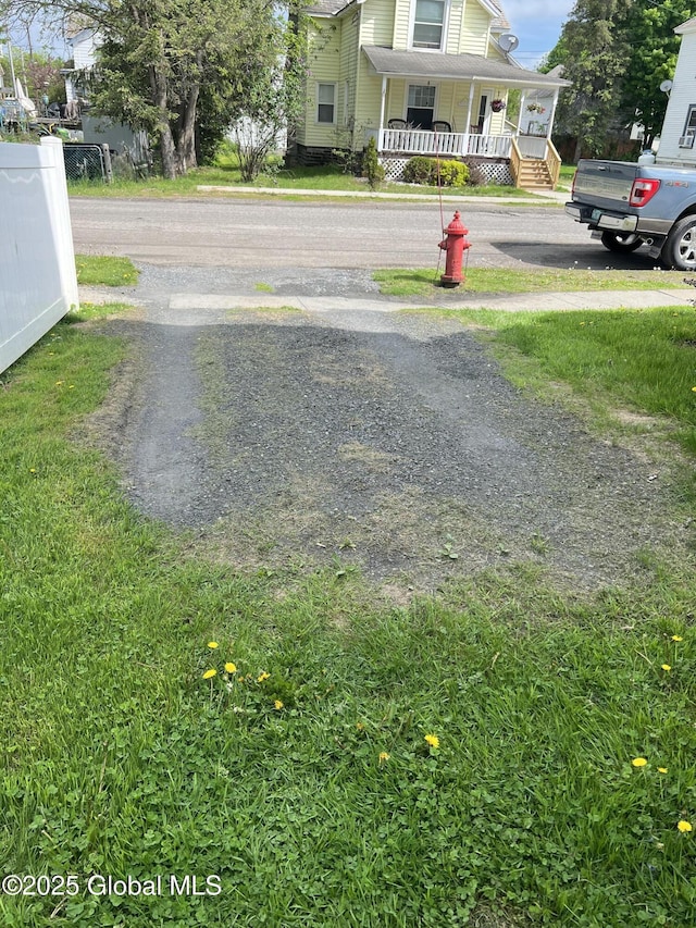 11 Williams St, Granville, NY 12832 - view of yard with a porch