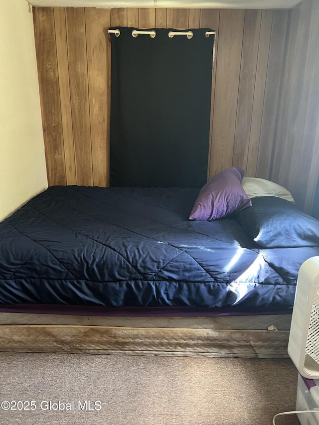 11 Williams St, Granville, NY 12832 - carpeted bedroom with wooden walls