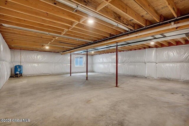 24 Nichols Rd, Wilton, NY 12831 - unfinished basement featuring a water pressure tank