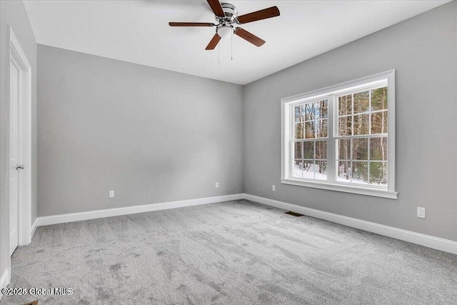24 Nichols Rd, Wilton, NY 12831 - carpeted spare room with ceiling fan and baseboards