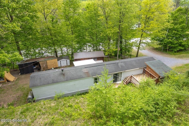 207 State Highway 5s, Florida, NY 12137 - view of patio / terrace featuring a shed and an outbuilding