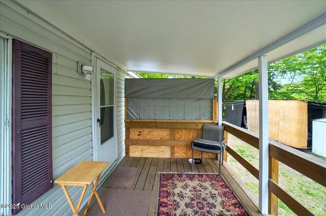 207 State Highway 5s, Florida, NY 12137 - view of wooden terrace