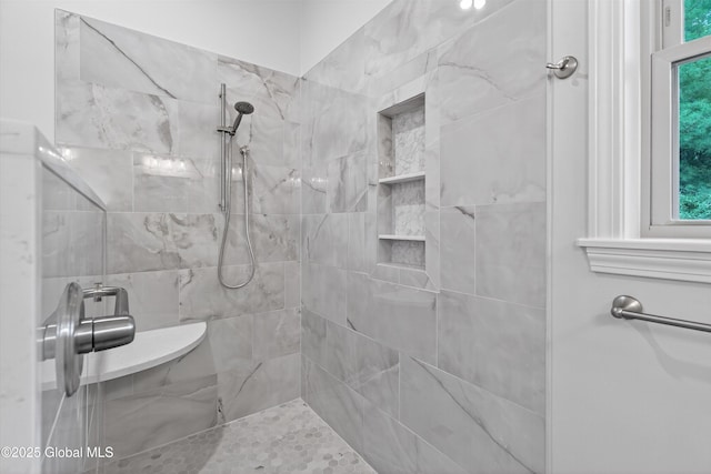 480 Selfridge Rd, Moreau, NY 12831 - full bath with tiled shower