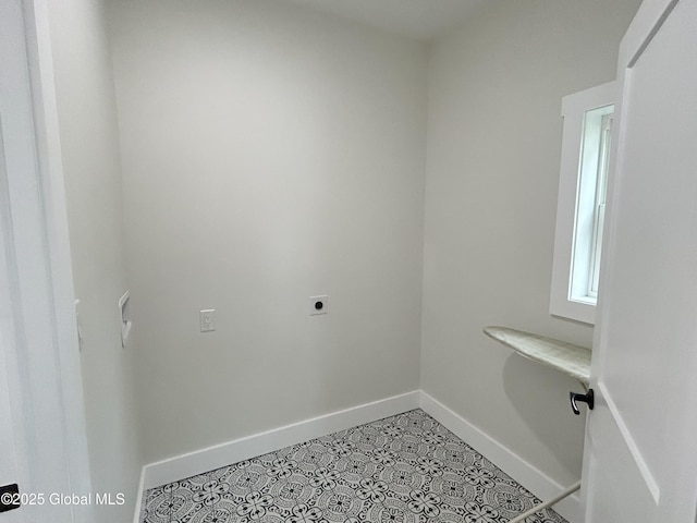354 Mohawk Ave, Scotia, NY 12302 - washroom with hookup for an electric dryer and baseboards