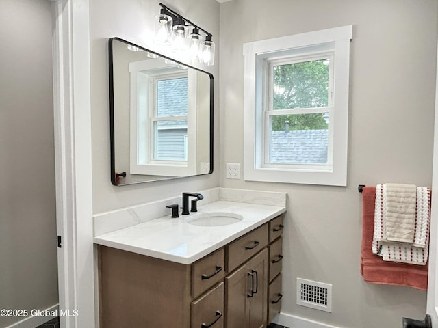 354 Mohawk Ave, Scotia, NY 12302 - bathroom with vanity and baseboards