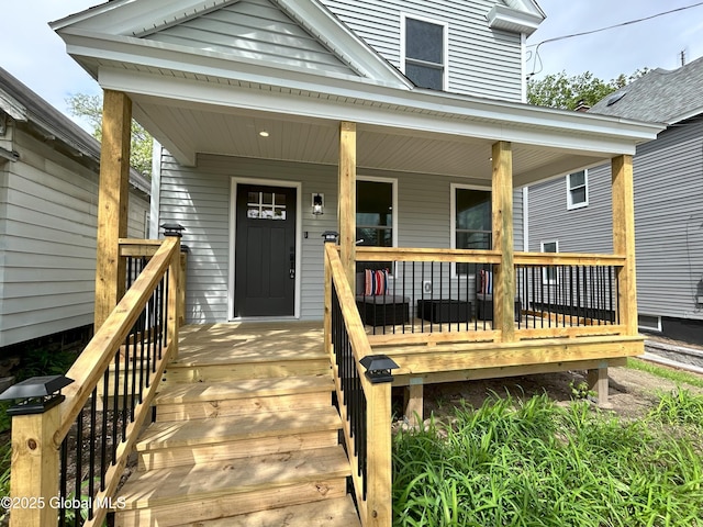 354 Mohawk Ave, Scotia, NY 12302 - doorway to property featuring covered porch