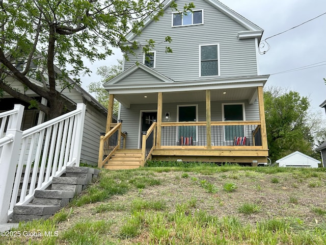 354 Mohawk Ave, Scotia, NY 12302 - view of front of home with a porch