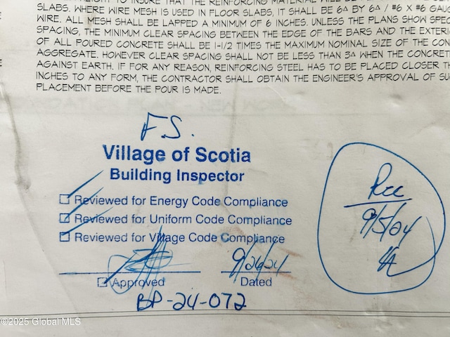 354 Mohawk Ave, Scotia, NY 12302 - view of a document